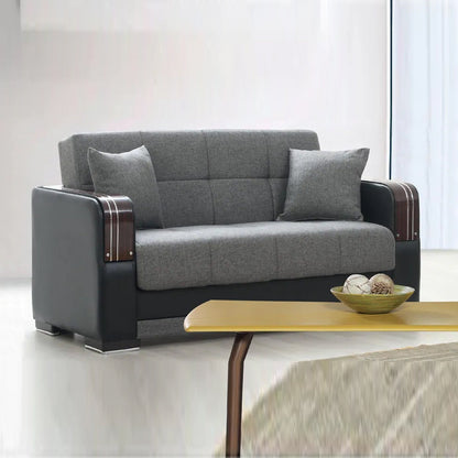 Malta Grey  3+2 Sofa Bed With Storage