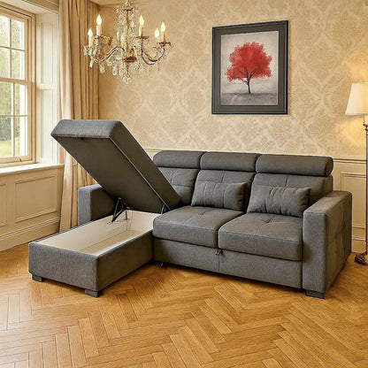 Luca Modern Sofa Bed – Stylish Comfort by Day, Cozy Sleep by Night