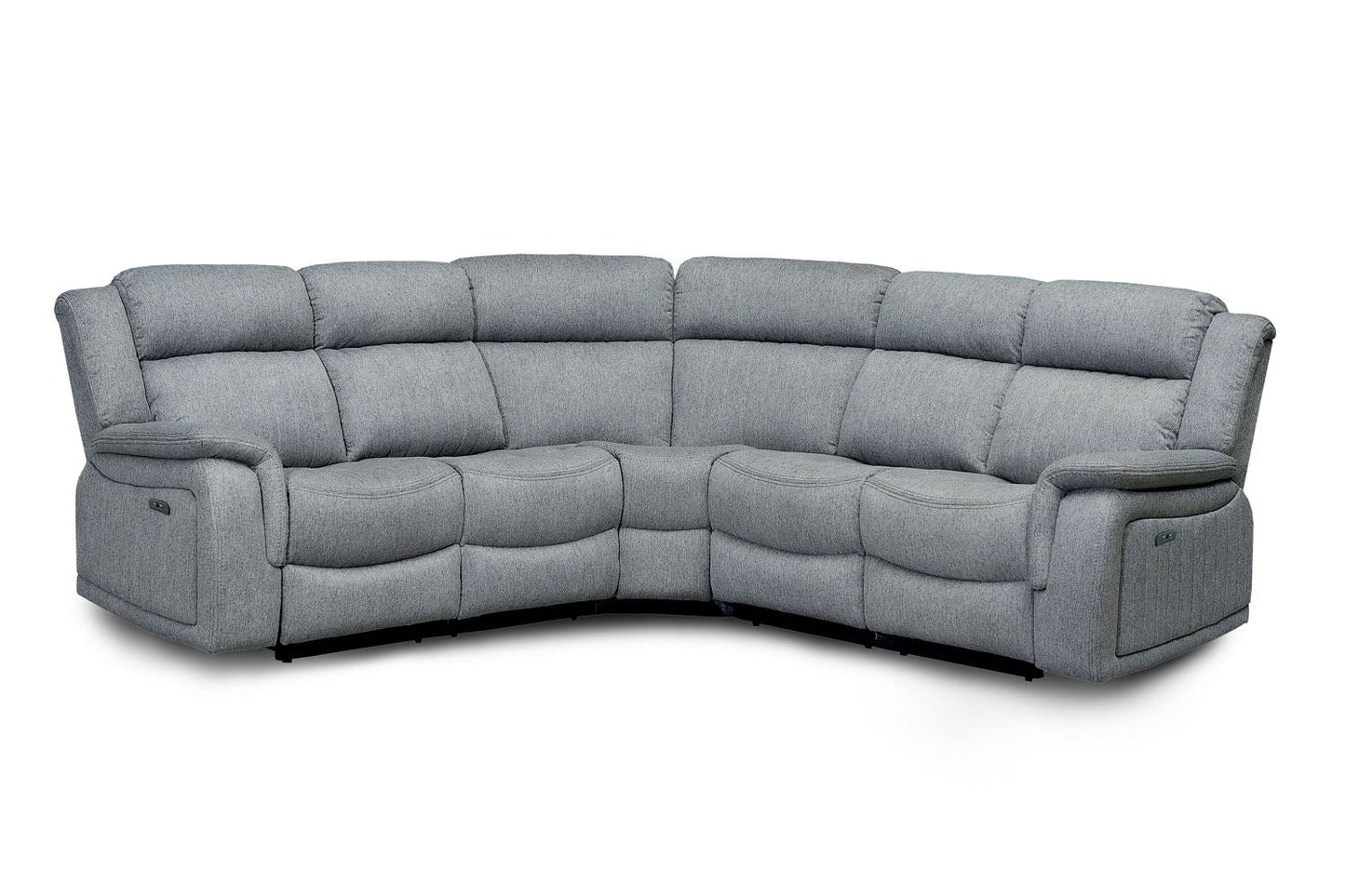 Roma Chenille L-Shaped Recliner Corner Sofa – Modern Luxury Home Furniture