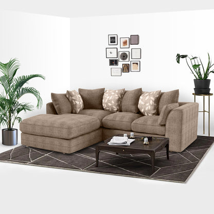 Barcelona Single Arm Left Right Hand Dylan Classic Corner Sofa