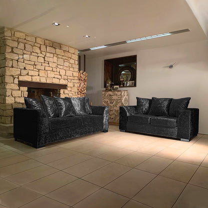 Dylan Crush Velvet 3+2 Seater Sofa