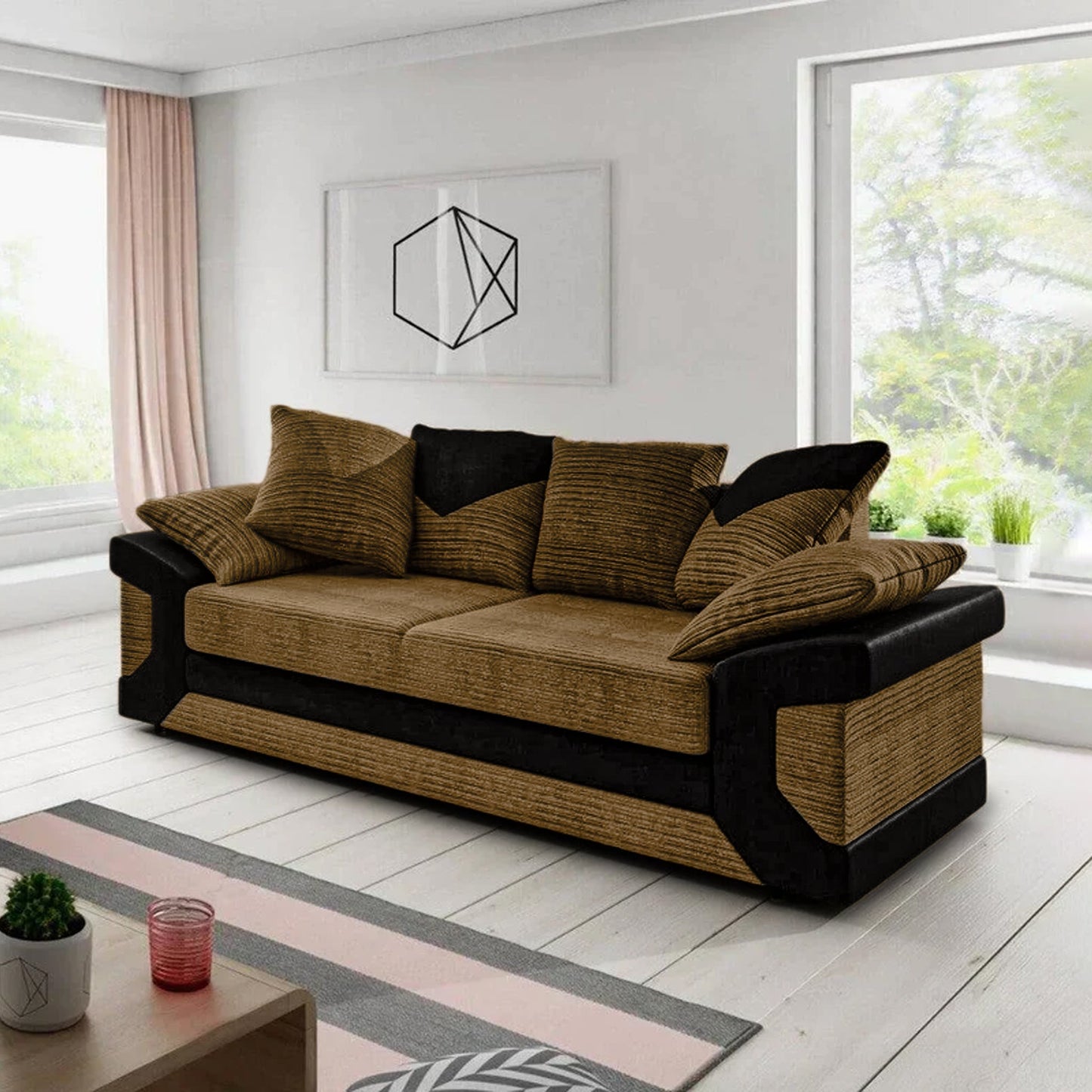 DINO Jumbo Cord 3 Seater Sofa