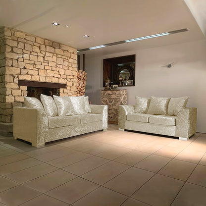 Dylan Crush Velvet 3+2 Seater Sofa