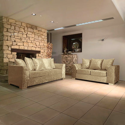 Dylan Crush Velvet 3+2 Seater Sofa