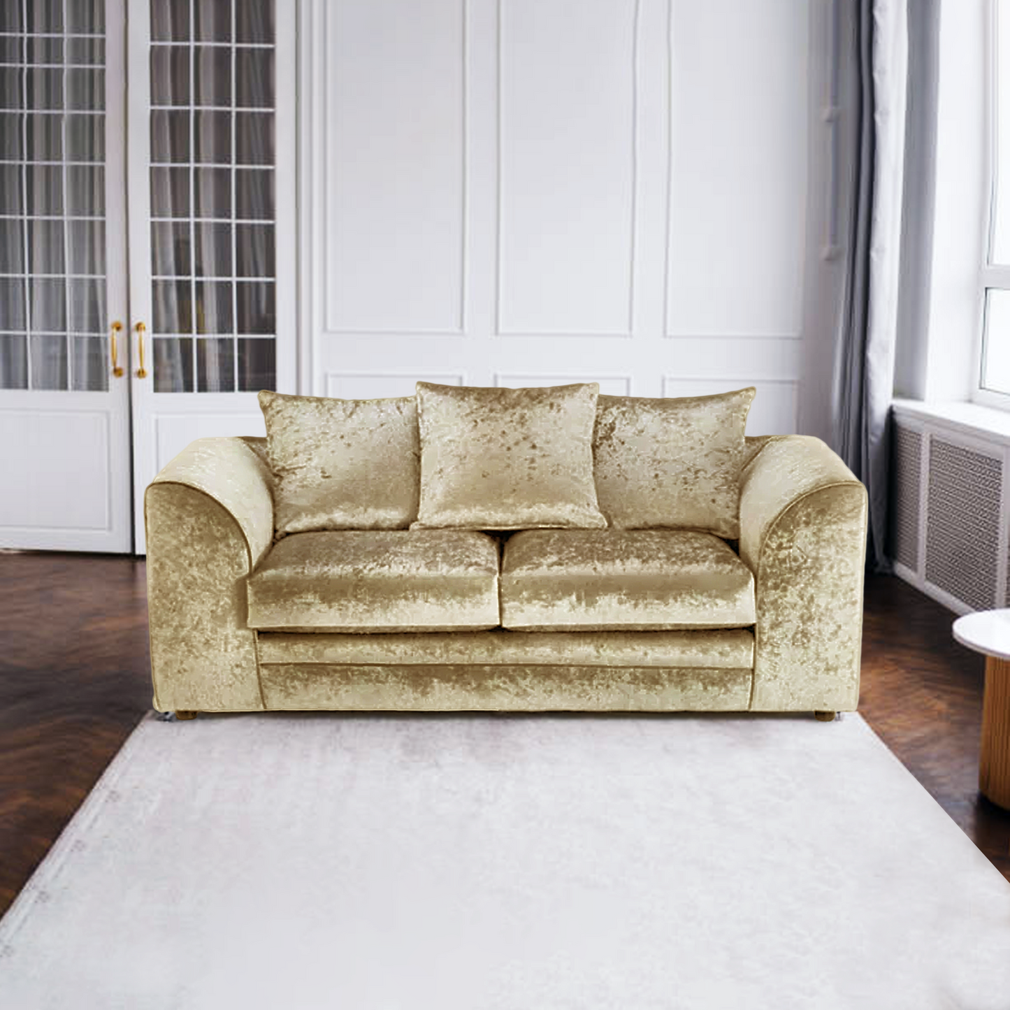 Dylan Crush Velvet 2 Seater Sofa