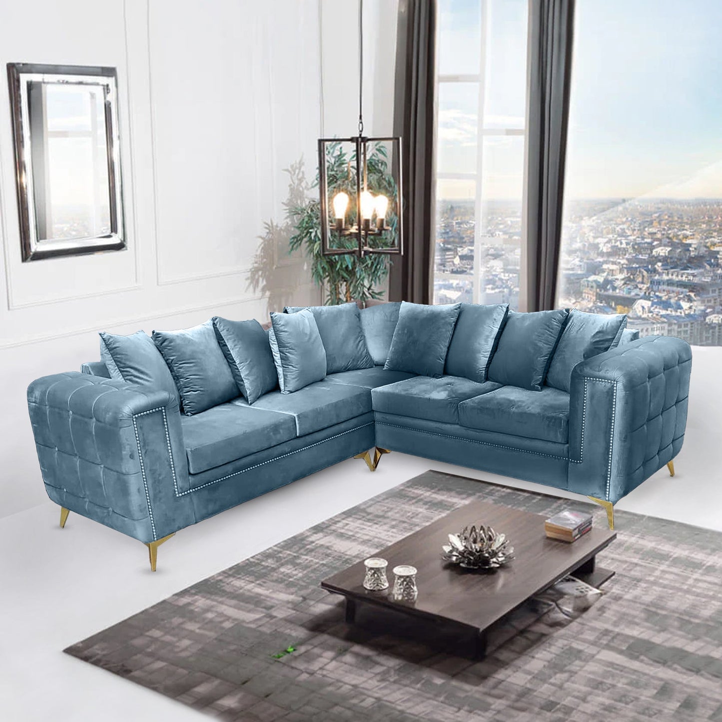 Lbiza Plush 5 Seater Sofa