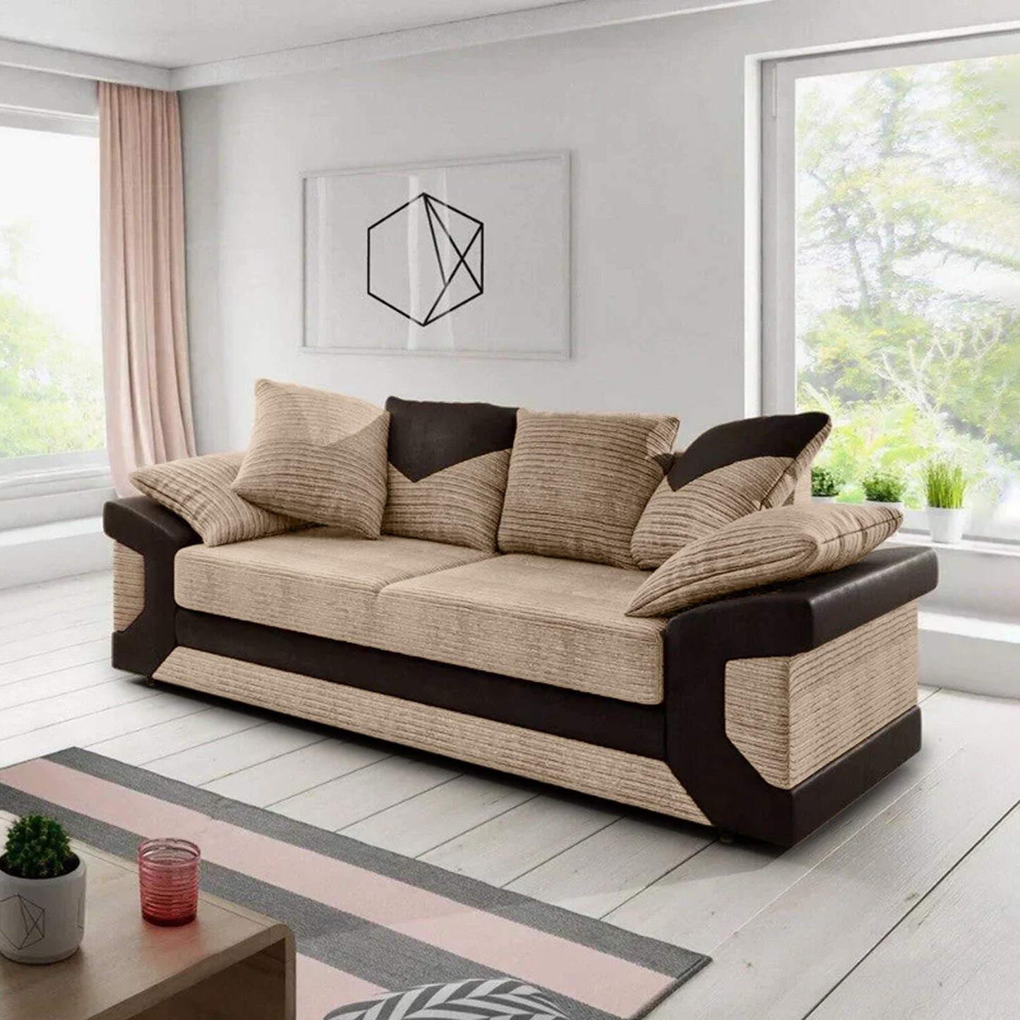 DINO Jumbo Cord 3 Seater Sofa