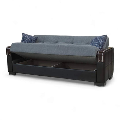 Malta Grey  3+2 Sofa Bed With Storage