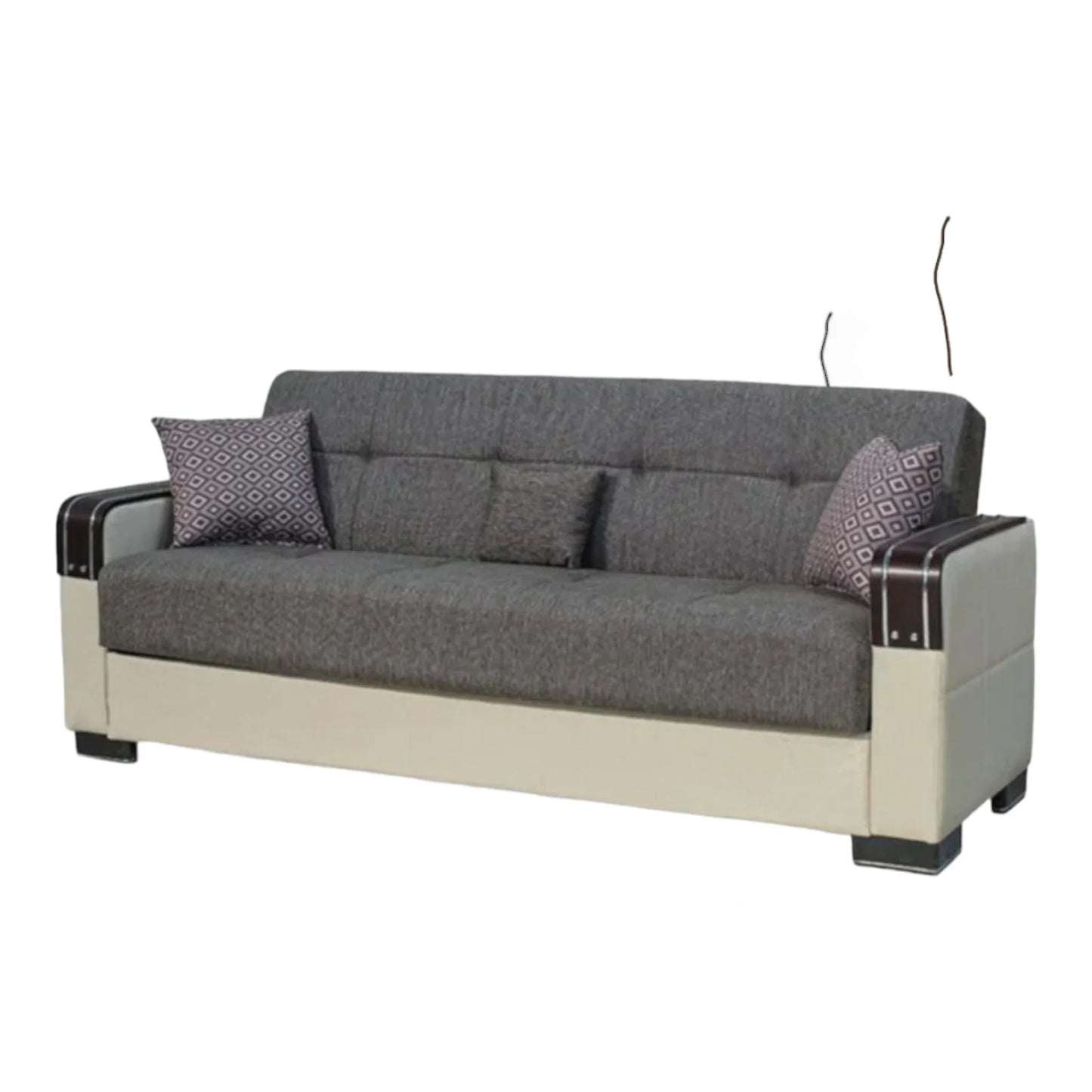 Malta Grey  3+2 Sofa Bed With Storage