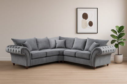 Nicola Kensigton 4 Seater Comfortable Stylish  Corner Sofa