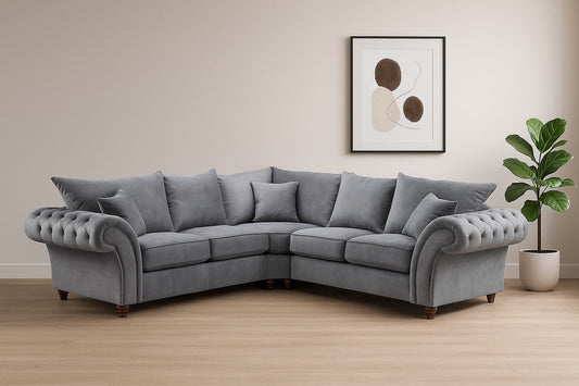 Nicola Kensigton 4 Seater Comfortable Stylish  Corner Sofa