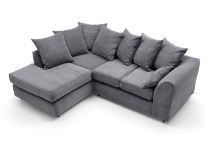 Byron Jumbo Single Arm 4 Seater Left & Right Hand Luxury Sofa  With Footstool