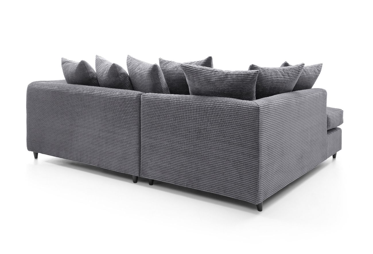 Byron Jumbo Single Arm 4 Seater Left & Right Hand Luxury Sofa  With Footstool