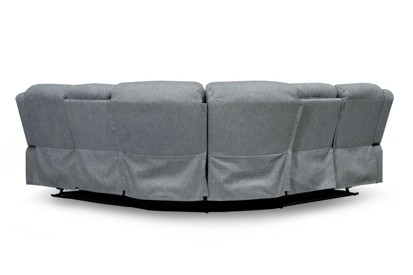 Roma Chenille L-Shaped Recliner Corner Sofa – Modern Luxury Home Furniture