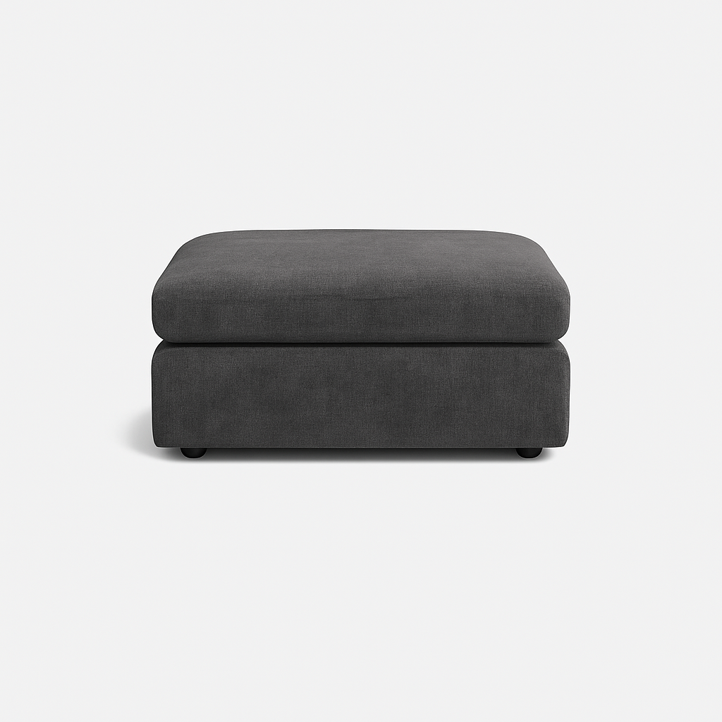 Shannon Wide Armrest 5 Seater Luxury Chenille Fabric Corner Sofa