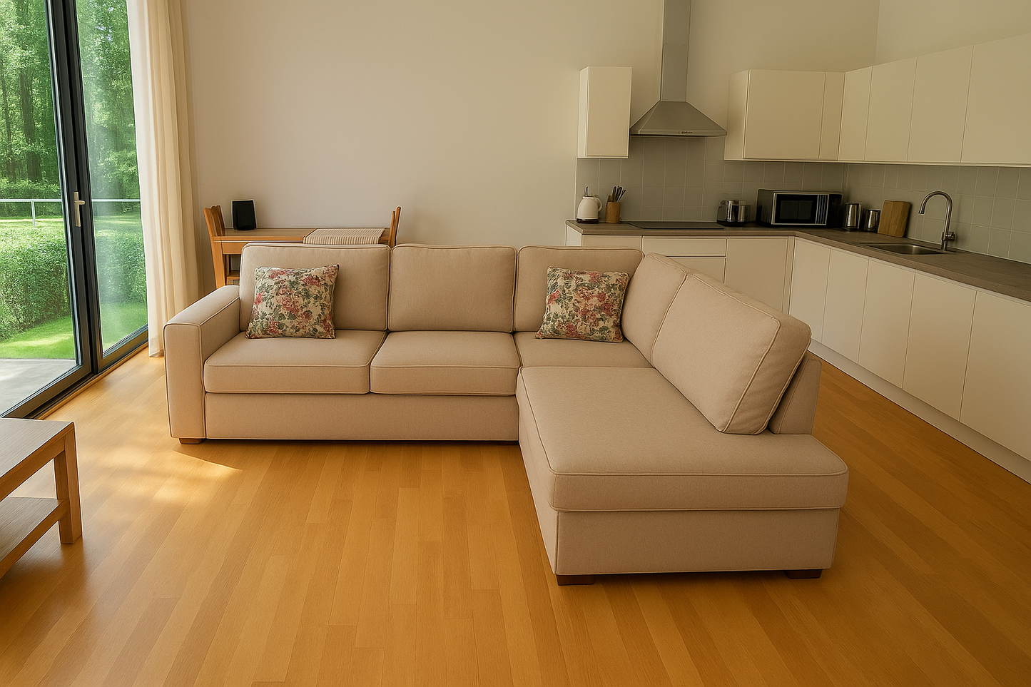 Dylan Kensington High Back Corner Sofa  Left & Right Facing L Shaped Sofa