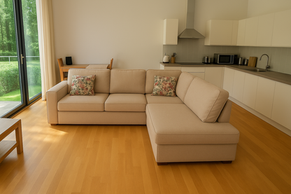 Dylan Kensington High Back Corner Sofa  Left & Right Facing L Shaped Sofa