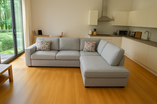 Dylan Kensington High Back Corner Sofa  Left & Right Facing L Shaped Sofa