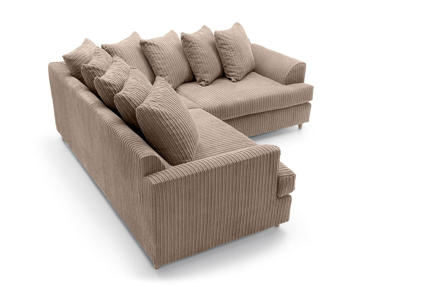 Liverpool Jumbo 5 Seater Wide Armrests With Footstool High quality Fabric Sofa