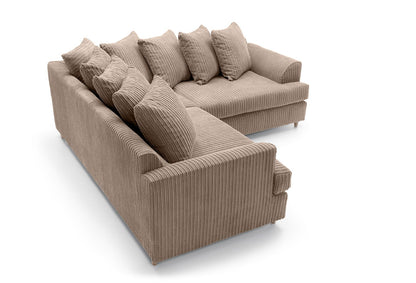 Liverpool Jumbo 5 Seater Wide Armrests With Footstool High quality Fabric Sofa