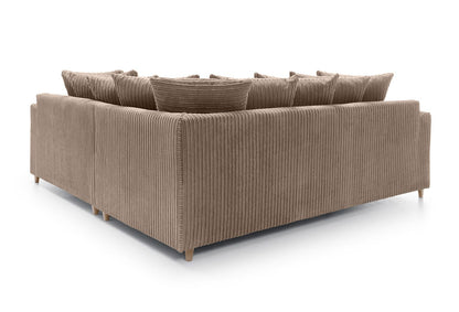 Liverpool Jumbo 5 Seater Wide Armrests With Footstool High quality Fabric Sofa