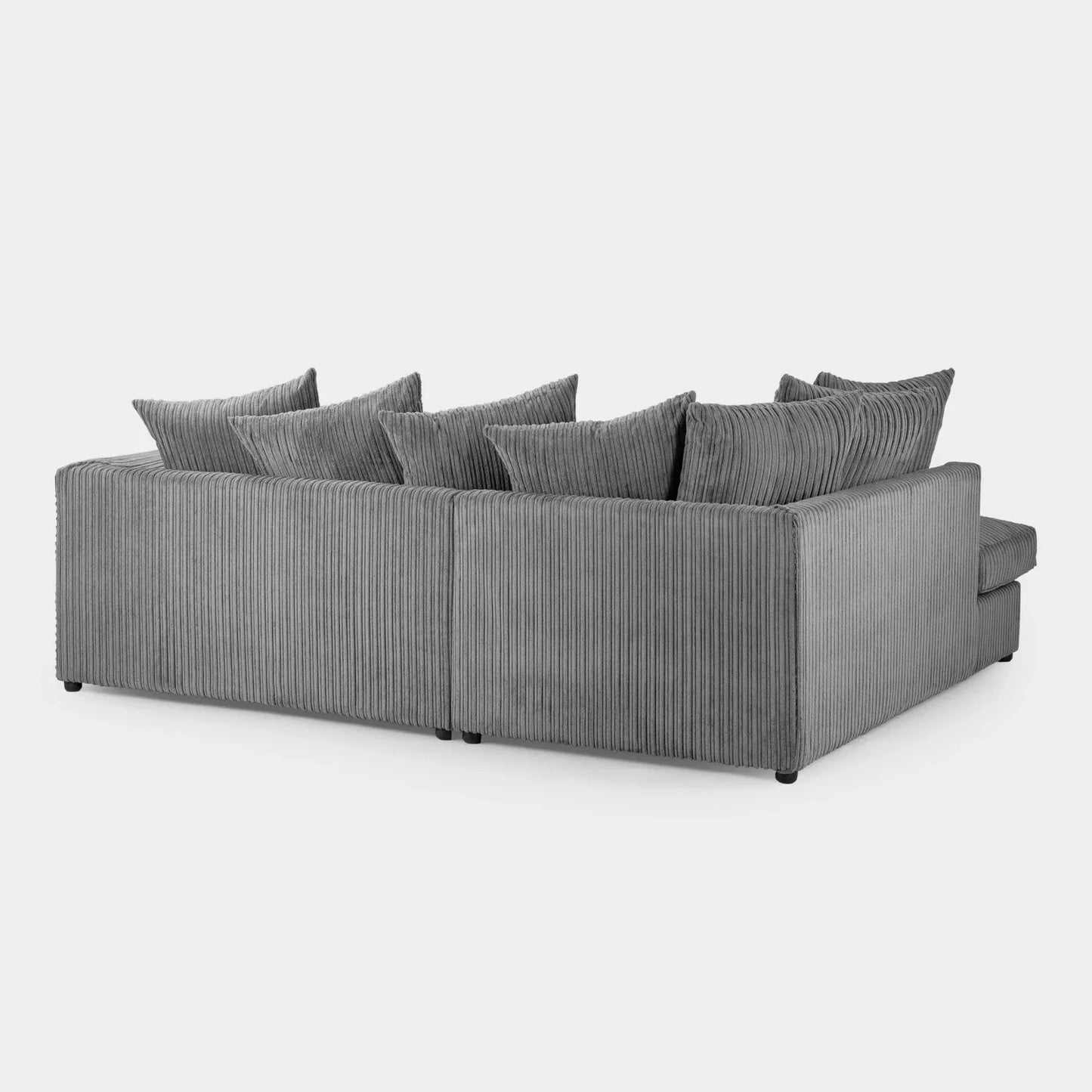 Byron Jumbo Single Arm 4 Seater Left & Right Hand Luxury Sofa  With Footstool