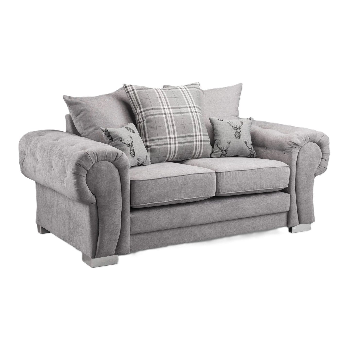 Verona 2 Seater Scatter Back Sofa Set  Stylish & Comfortable Living Room Sofas