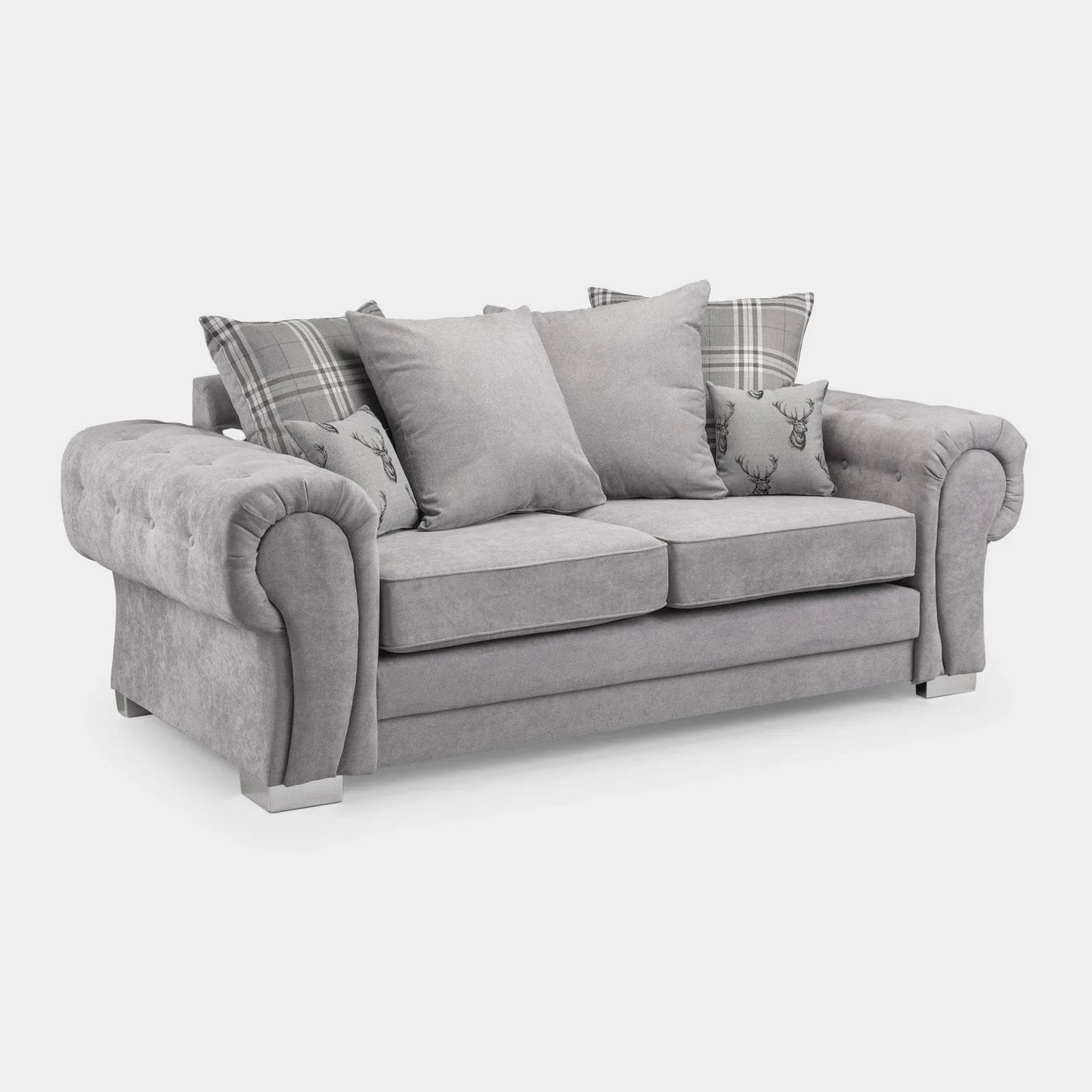 Verona 3 Seater Scatter Back Sofa Set  Stylish & Comfortable Living Room Sofas