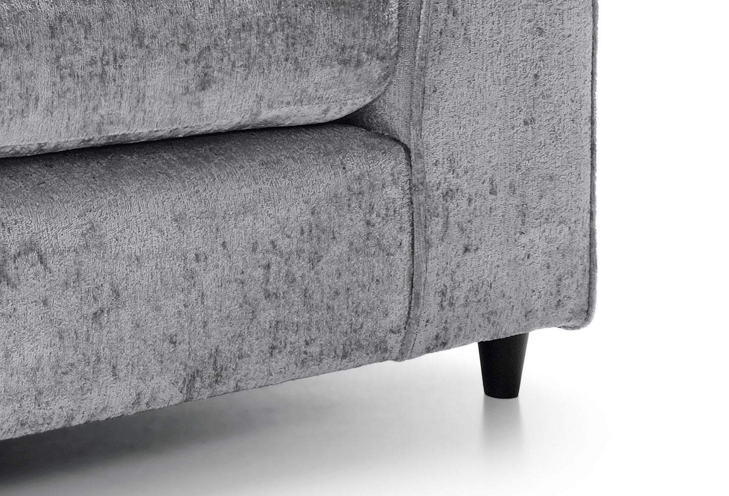 Dilano Chenille Fabric Corner Sofa Left or Right Facing L-Shaped Sofa