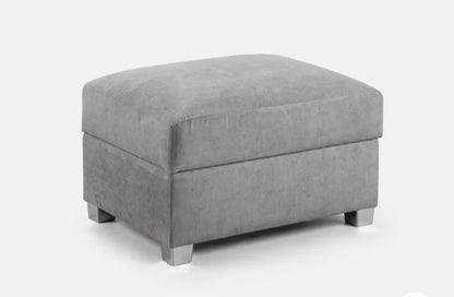 Bishop U-Shape Kensington High Back  Moveable Footstools Rolled Arms Sofa