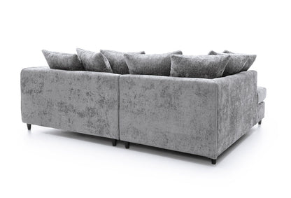 Dilano Chenille Fabric Corner Sofa Left or Right Facing L-Shaped Sofa