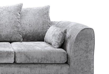 Dilano Chenille Fabric Corner Sofa Left or Right Facing L-Shaped Sofa
