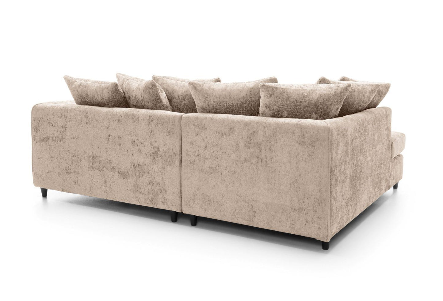 Dilano Chenille Fabric Corner Sofa Left or Right Facing L-Shaped Sofa