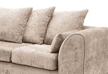 Dilano Chenille Fabric Corner Sofa Left or Right Facing L-Shaped Sofa
