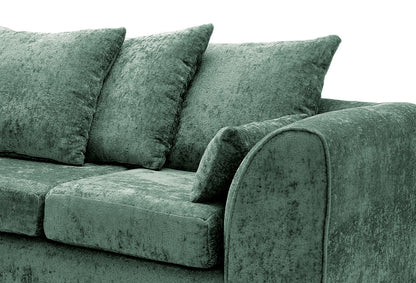 Dilano Chenille Fabric Corner Sofa Left or Right Facing L-Shaped Sofa