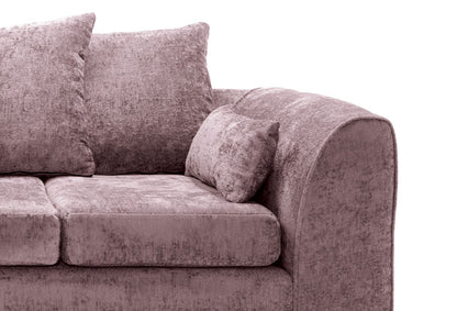 Dilano Chenille Fabric Corner Sofa Left or Right Facing L-Shaped Sofa