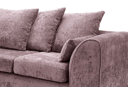 Dilano Chenille Fabric Corner Sofa Left or Right Facing L-Shaped Sofa