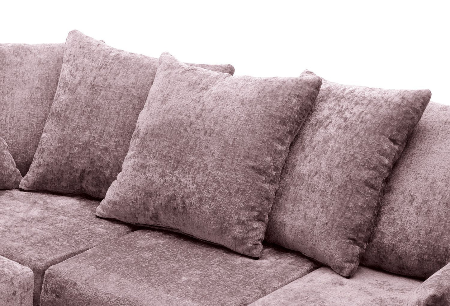 Dilano Chenille Fabric Corner Sofa Left or Right Facing L-Shaped Sofa