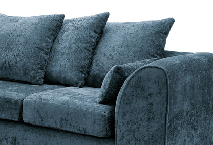 Dilano Chenille Fabric Corner Sofa Left or Right Facing L-Shaped Sofa
