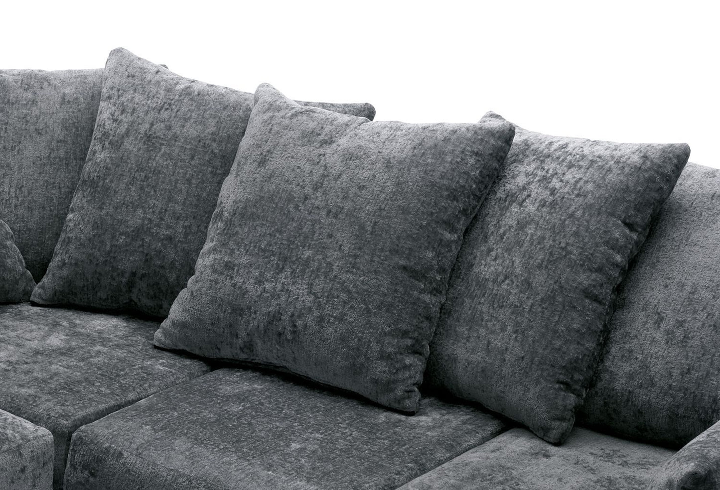 Dilano Chenille Fabric Corner Sofa Left or Right Facing L-Shaped Sofa