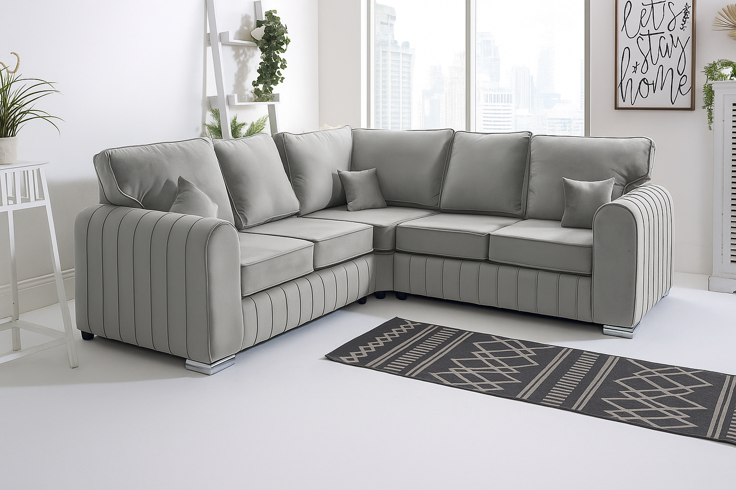 Lily High Back Corner Sofa  Modern, Comfortable & Stylish