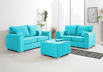 Lily 3+2 Seater Sofa Set  Modern Plush Living Room Suite