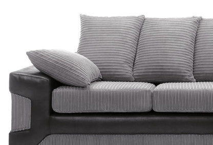 DINO Jumbo Cord 5 Seater Single Arm Left & Right Hand Corner Sofa