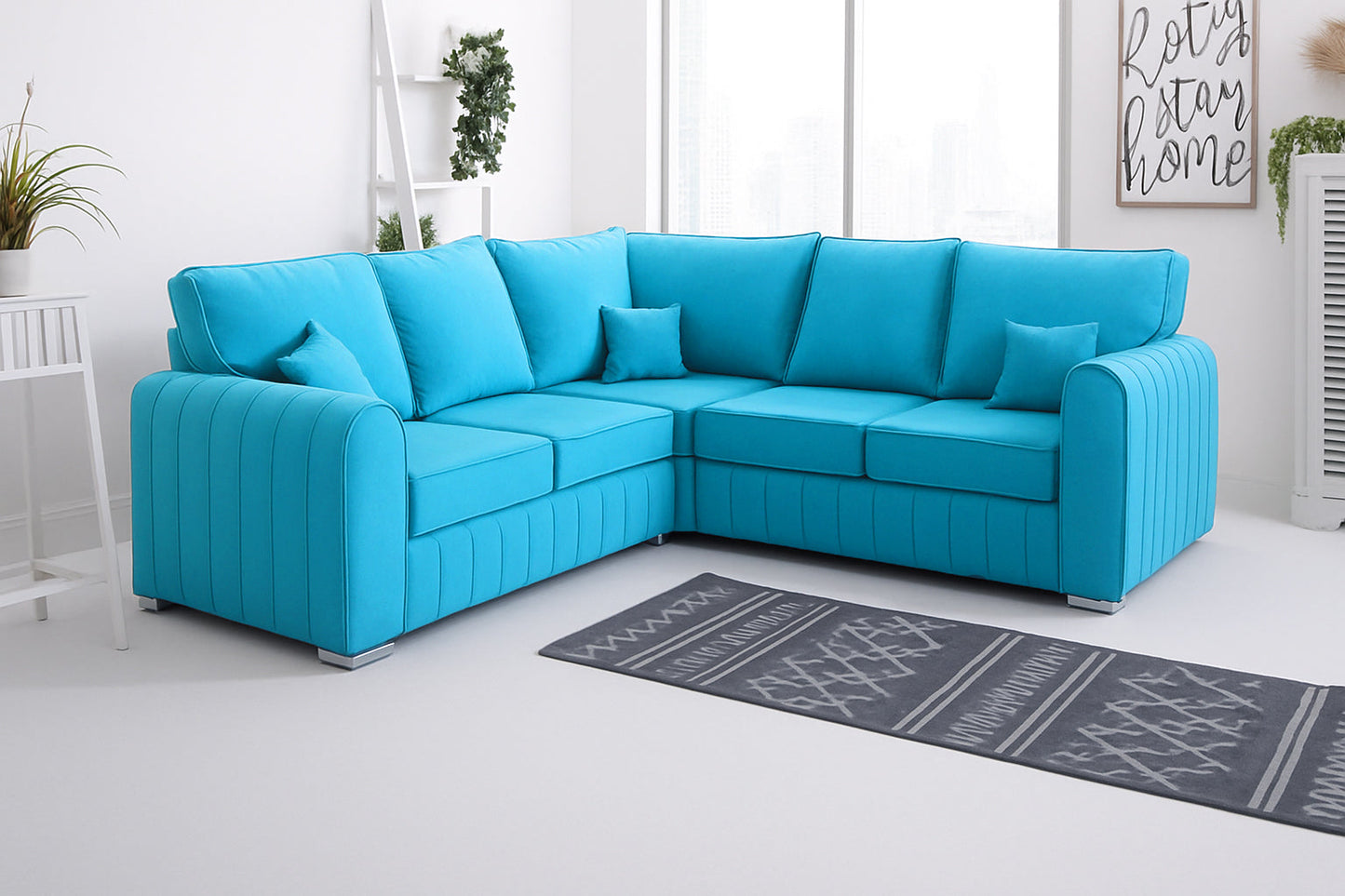 Lily High Back Corner Sofa  Modern, Comfortable & Stylish